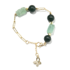 Green Fluorite & Aventurine Bracelet