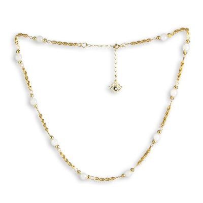White Jade Necklace with Evil Eye | Purity & Protection