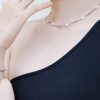 Vine: White Jade & Evil Eye Charm Necklace | Talisman of Abundance and Clarity vi ms wear